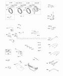 Switches Alternator Ignition Diagram and Parts List for 295346-0119-B1  Briggs and Stratton Engine